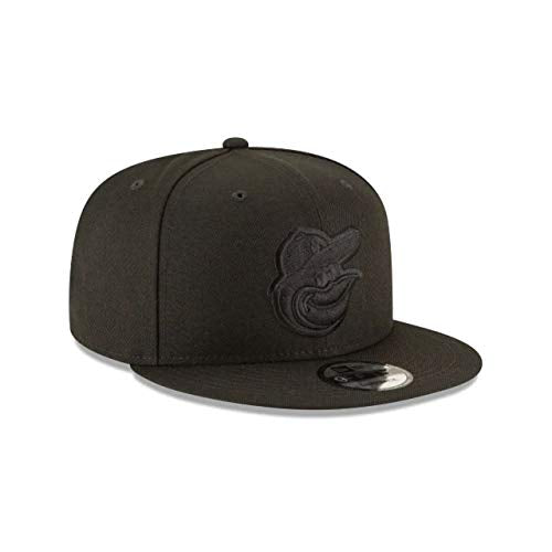 New Era Baltimore Orioles Black Out Basic 9Fifty Snapback Adjustable Cap