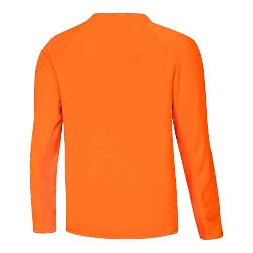 Runhit UPF 50+ Boys Swim Shirt Long Sleeve, Rash Guard for Boys, Youth Kids UV Sun Protection Shirt for Beach Surf Hiking
