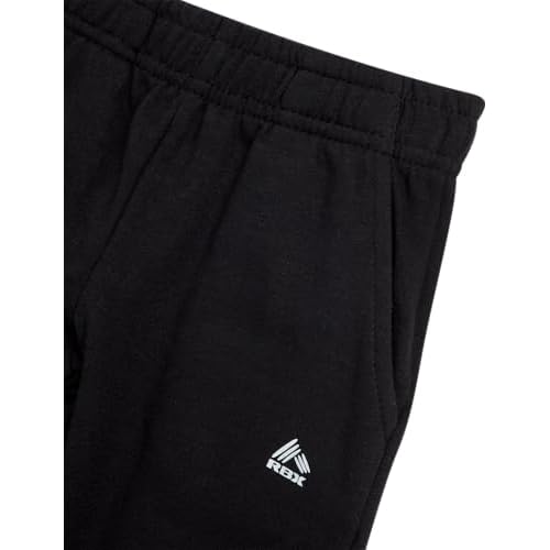 RBX Boys Sweatpants - 2 Pack Soft Performance Fleece Athletic Pants Boys Joggers Kids Sweatpants with Pockets (Sizes: 8-16)