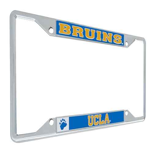 Desert Cactus UCLA University of California Los Angeles Bruins Metal License Plate Frame for Front or Back of Car Officially Licensed (Mascot)