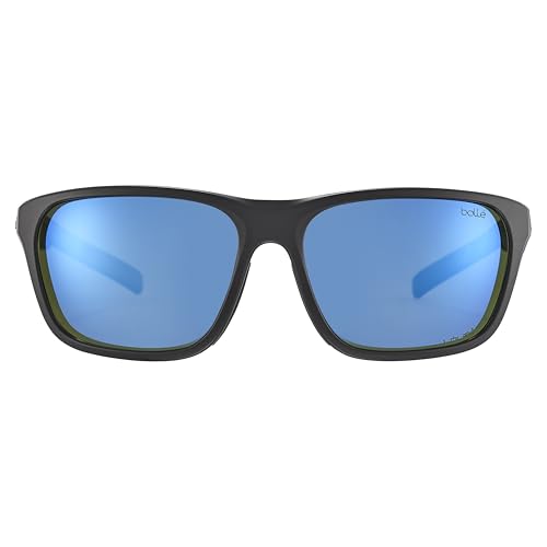 Bollé Strix Rectangular Sunglasses - Black Matte, 57mm