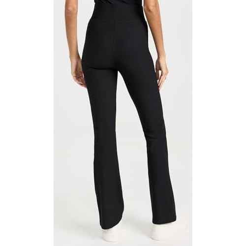 Lacoste Women's Ribbed Flare Pants