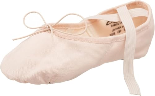 Capezio Women's 2028 Canvas Juliet Ballet Shoe - Light Pink, Size 8