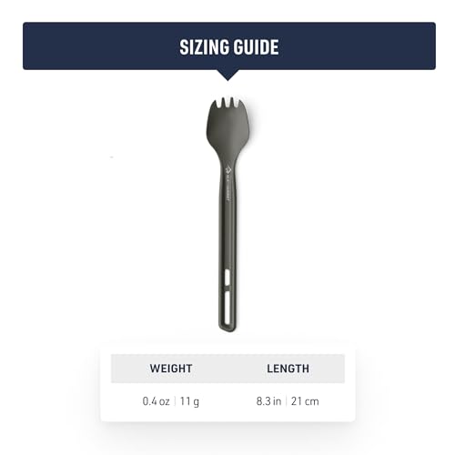 Sea to Summit Ultralight Long Handle Spork - Camping Utensil with Carabiner, Anodized Aluminum
