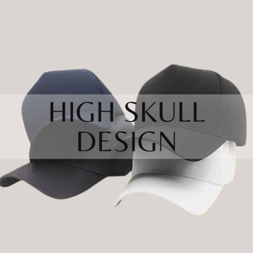 Oversize XXL Trucker Hat for Men Big Head Baseball Cap - One Size Black