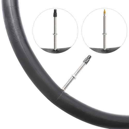 YUNSCM 2-PCS 700x35C/38C/40C/42C/43C Bike Tubes FV60mm Presta Valve 35/43-622 Inner Tube 700C Bicycle Tubes Compatible with 700 x 35C 700x38C 700 x 40C 700x42C 700x43C Bike Tire Tubes(G-191)