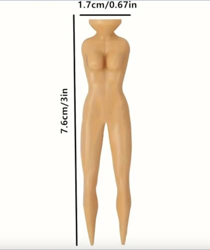 Funny Nude Lady Golf Tees Set - Adult Gag Party Favors, 10 Pack