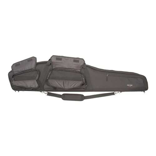 Allen Company Tactical Rifle Case - Padded Scoped Rifle Bag - Long Gun Soft Case with Padded Suppressor Pocket - 55IN Long Case - Velocity: Black or Camo Options