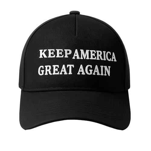 Keep America Great Again MAGA Baseball Cap for Men & Women Unisex - Adjustable Dad Hat Embroidered USA Flag