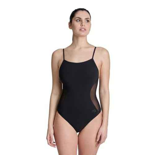 ARENA Womens Feel Women's Mesh Panels Closed Back Swimsuit