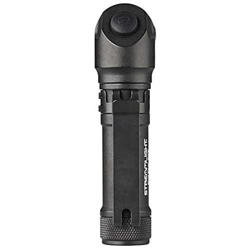 Streamlight 88095 ProTac 90X 1000-Lumen Right Angle Compact Multi-Fuel Tactical EDC Flashlight Includes Rechargeable Battery and Holster, Black