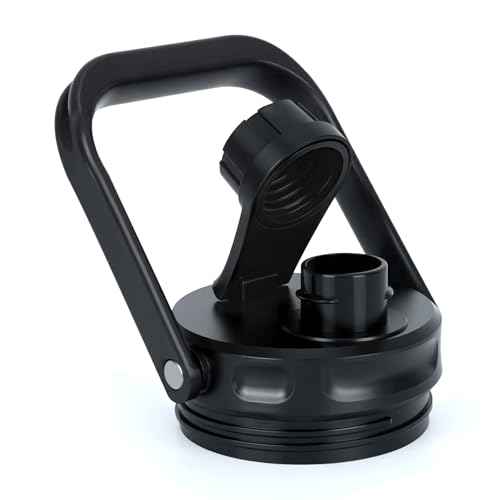 YOUSHARES Jug Lid for RTIC - Improved Replacement Cap Compatible with RTIC One Gallon and Half Gallon Jug BPA Free Sport Bottle Accessories Rubber Grip Thicker Steel and Better Gasket
