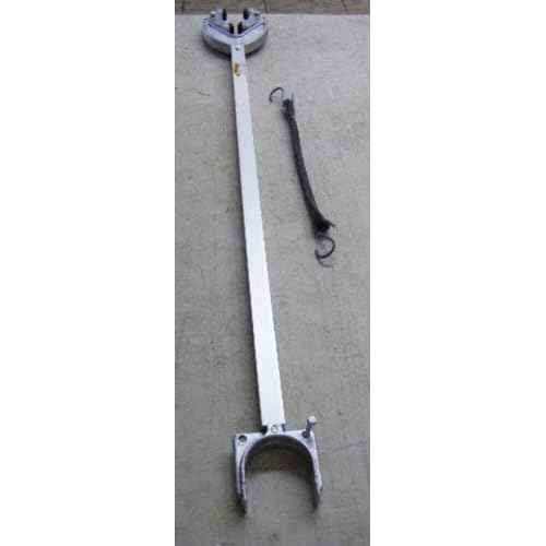 Attwood SP-436-ADJ-RB Heavy Duty Transom Saver, Adjustable from 44 to 56 Inches, Heavy Duty Head, Roller and Trailer Mounts