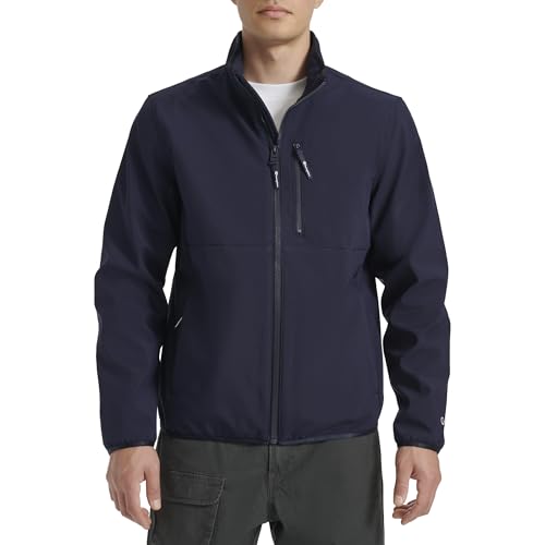 Champion mens Lightweight Active Soft Shell Jacket With Stand Collar