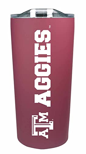 Insulated Stainless Steel Tumbler with Texas A&M Aggies Graphics - 18oz BPA-Free Travel Mug