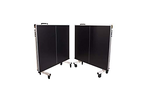 JOOLA Rally TL Professional MDF Indoor Ping Pong Table w/ Quick Clamp Table Tennis Net & Post Set - 10 Minute Easy Assembly - Corner Ball Holders - Tournament Quality - Includes Playback Mode