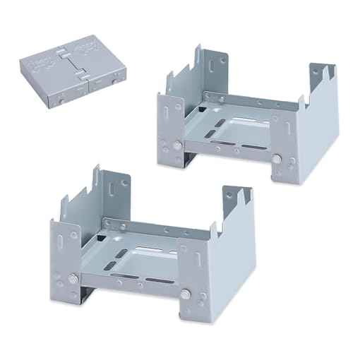 Solid Fuel Tablet Pocket Stove, 2 PCS Backpacking Folding Pocket Stove Outdoor Travel Portable Stove Ultralight Alcohol Camping Stove For Hiking, Camping