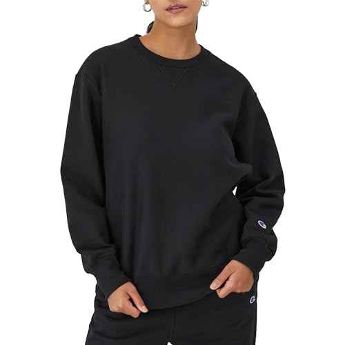 Champion, Reverse Weave, Oversized Fleece Crewneck Sweatshirt for Women