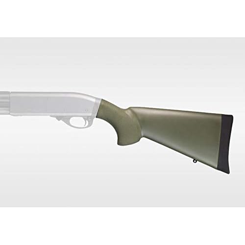 Hogue Remington 870 20 Gauge OverMolded Shotgun Stock Kit with Forend, OD Green - 08217