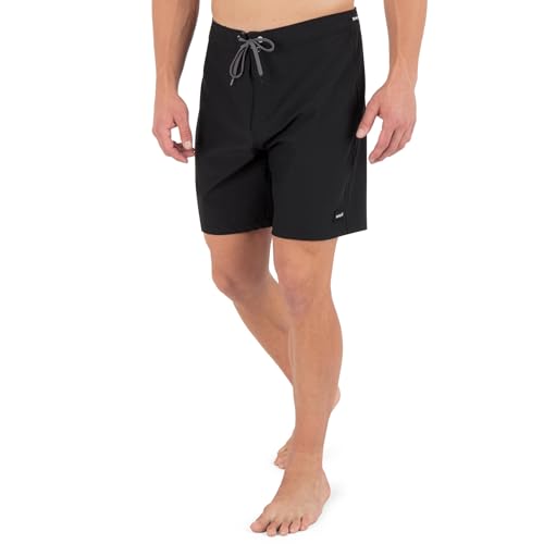 Hurley Men's Phantom Eco Block Party Solid Boardshorts 31 Black