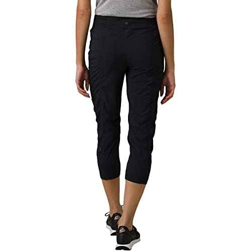 prAna Womens Koen Capri, Black, X-Small