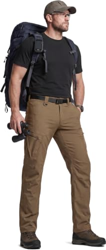 Men's Quick Dry Tactical Cargo Pants Water Resistant Outdoor Hiking Pants