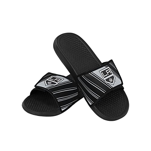 FOCO Men's NHL Team Logo Sport Shower Legacy Slide Flip Flop Sandals
