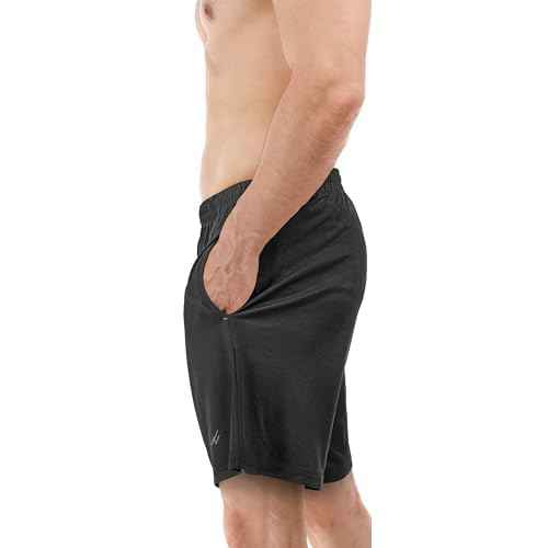 NY Threads Men's Athletic Shorts Quick Dry Loose-Fit Lightweight Running Workout Gym Shorts with Pockets