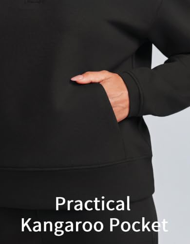 Petite Black Lounge Sets for Women Half Zip Tracksuit Fall 2026