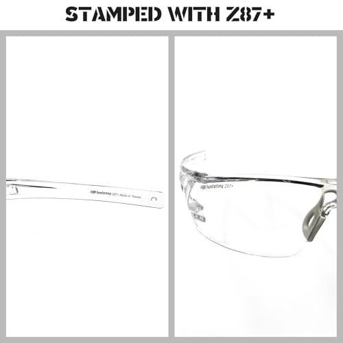 Small Safety Glasses Anti-Fog Protective Eyewear for Women and Youth - Clear Pink