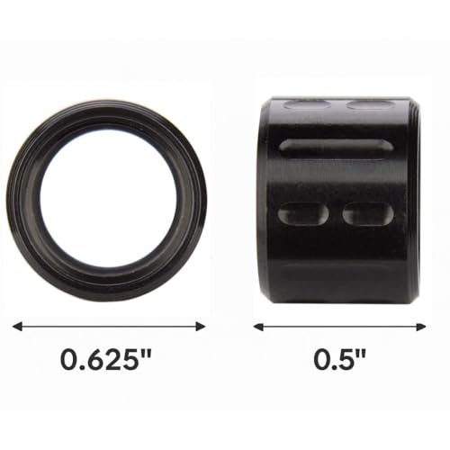 NDZ Performance Thread Protector 1/2x28 Stainless Steel Black Nitride