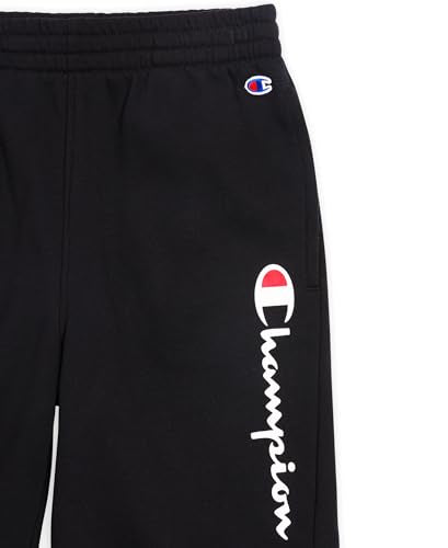 X-Large Champion Boys Fleece Shorts 2-Pack Grey Heather-Black