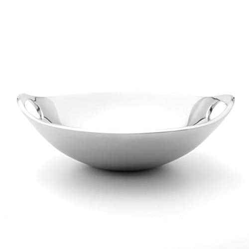 nambe Handled Bowl | Made of Metal Alloy | 10 Inch Serving Bowl for Snacks, Nuts, and Fruit | Use for Countertop Display and Home Bar D?cor | Designed by Neil Cohen
