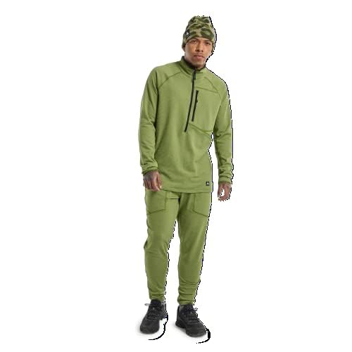 Burton Men's Stockrun Grid Half-Zip Fleece