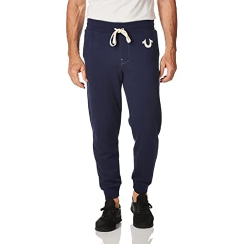 True Religion Mens Classic Logo Jogger Sweatpant