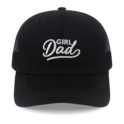 Black Girl Dad Baseball Cap for Men - Embroidered Adjustable Dad Hat