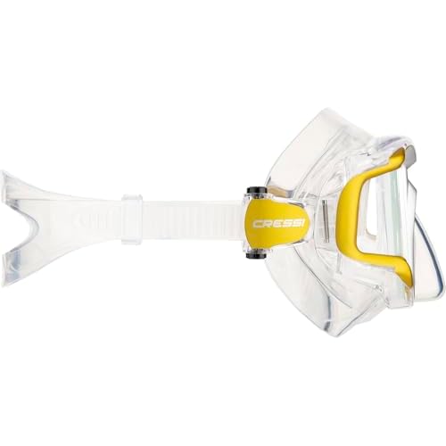 Cressi Perfect View Scuba and Snorkeling Mask in Pure Comfortable Silicone - Liberty Quattro: Designed in Italy
