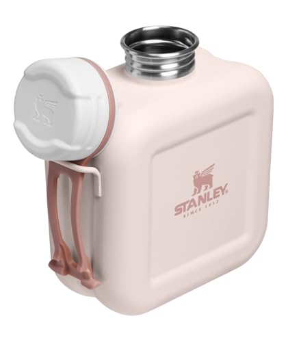 Next x Nature 25 oz Recycled Stainless Steel Canteen with Adjustable Strap - Rose Quartz