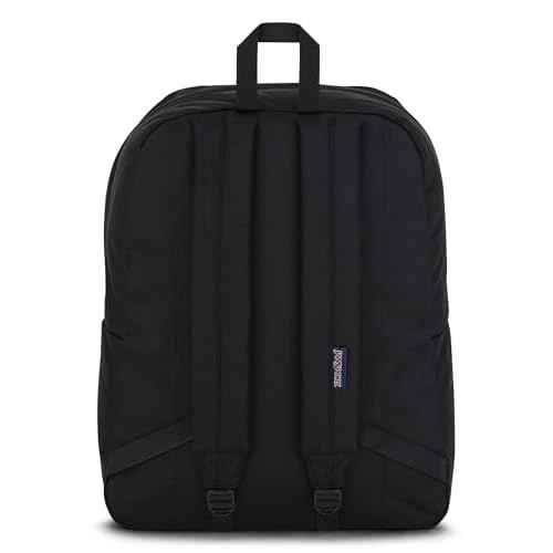 JanSport SuperBreak One Backpacks - Durable, Lightweight Bookbag with 1 Main Compartment, Front Utility Pocket with Built-in Organizer - Premium Backpack, Black