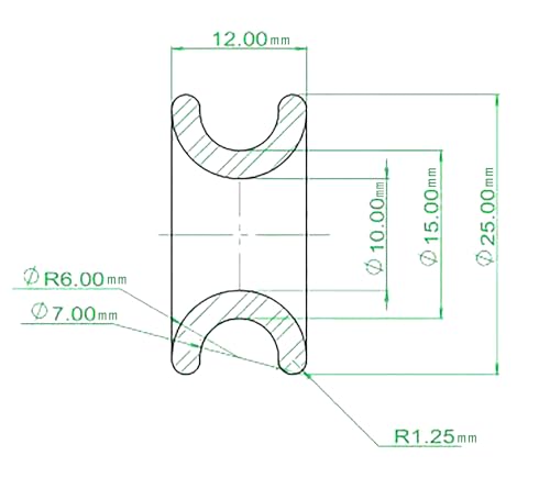 Low Friction Rings for Sailing Boat 4mm & 5mm Rope - Pack of 10