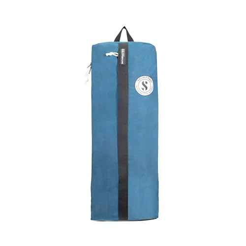 SCUBAPRO Sport 10 Dive Bag with Backpack Straps and Top Handle for Scuba Diving Gear, Denim Blue Color Fabric
