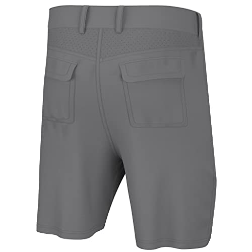 HUK Standard Next Level 7", Quick-Drying Fishing Shorts for Men, Overcast Grey, 3X-Large