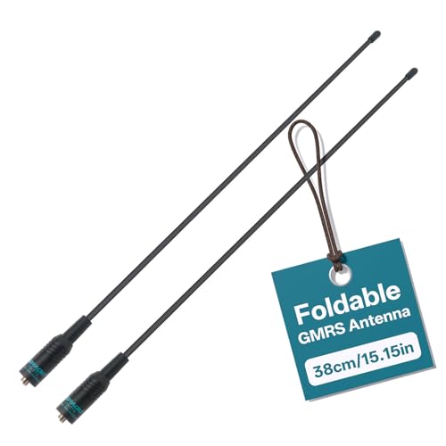 GMRS Radio Antenna 15.15 Inch 2 Pack - SMA Female, Long-Range Signal Boost