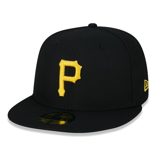 Black 7 3/4 Pittsburgh Pirates 59Fifty Fitted Cap - New Era
