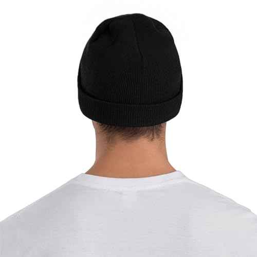 Ghost Halloween Beanie Hats for Men Women, Cute Embroidered Winter Warm Soft Skull Spooky Pumpkin Knit Caps