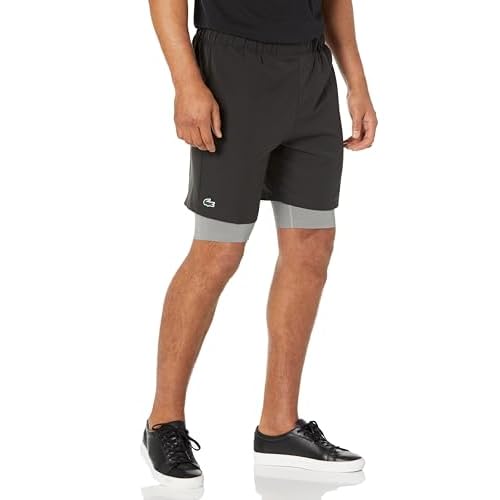 Lacoste Mens Sport Lined Ultra Dry Sport Shorts