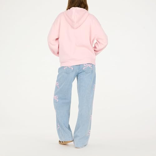 Forever 21 womens Oversized Fleece Hoodie With Kangaroo Pocket