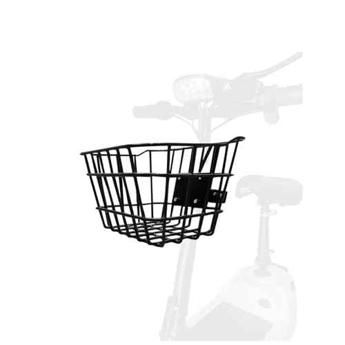 Small Front Basket for Teen Scooters & Electric Scooters - Rust-Resistant with Fixed Holder - 2.5gal Capacity Fits Knee Scooters