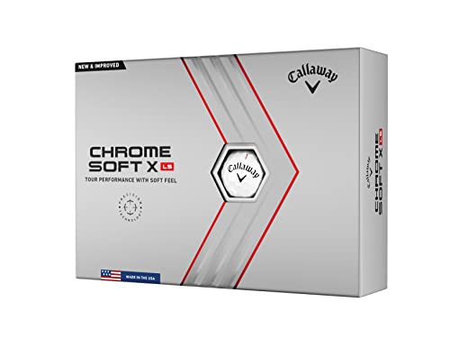 Callaway Chrome Soft X LS Golf Balls - Standard White