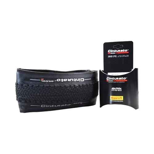 Pirelli Cinturato Gravel H 45-622 (700 x 45c) Gravel Bike Tire Designed for Compact Terrain - SpeedGRIP Compound for Superior Grip in All Weather - High Puncture Protection